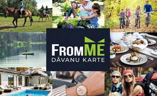 FromMe karte - šobrīd labākā dāvanu karte Latvijā