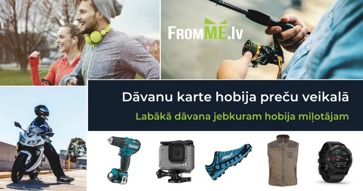 Praktiskas dāvanu kartes hobijam