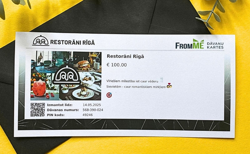 DAVANU KARTE RESTORANI RIGA