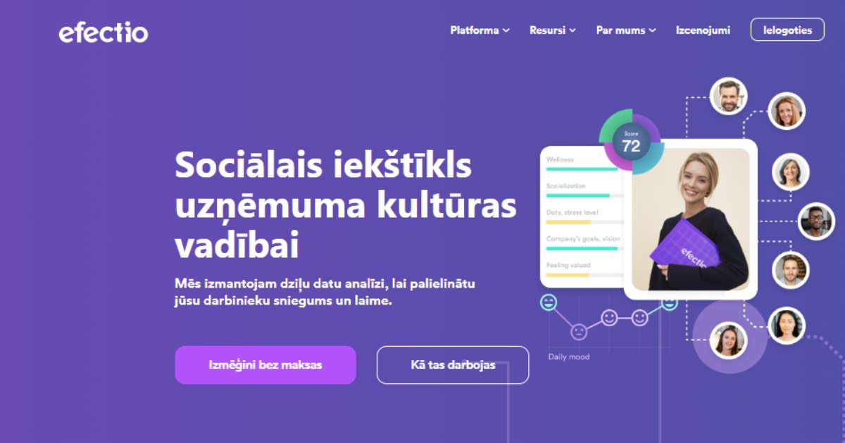 efectio digitālā platforma