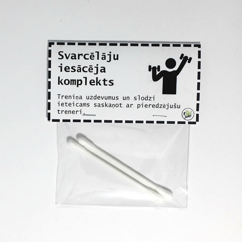 Svarcēlāja iesācēja komplekts