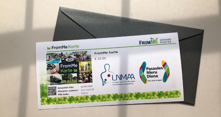 Dāvanu kartes noformējums