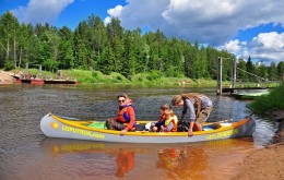 Laivošana pa Gauju 6 personām 2 dienas, Sigulda-Leiputrija-Carnikava