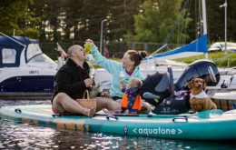 Mega SUP pikniks uz ūdens