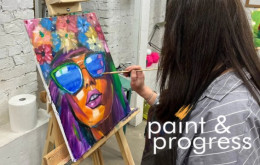 Paint & Progress gleznošanas meistarklase divatā