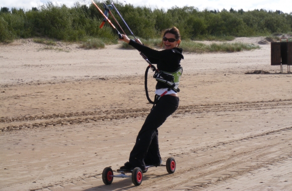 Mountainboard nodarbība KiteSchool