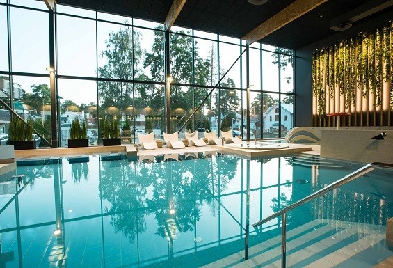 Сауна, бассейн - развлекательный комплекс Wellness Oasis для 2 персон Hotel Jurmala SPA
