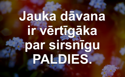 10 dāvanu idejas, ar kurām pateikt paldies