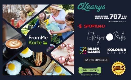 FromMe karte – vēl vairāk izmantošanas iespējas